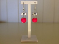 NEON fuchsia rood